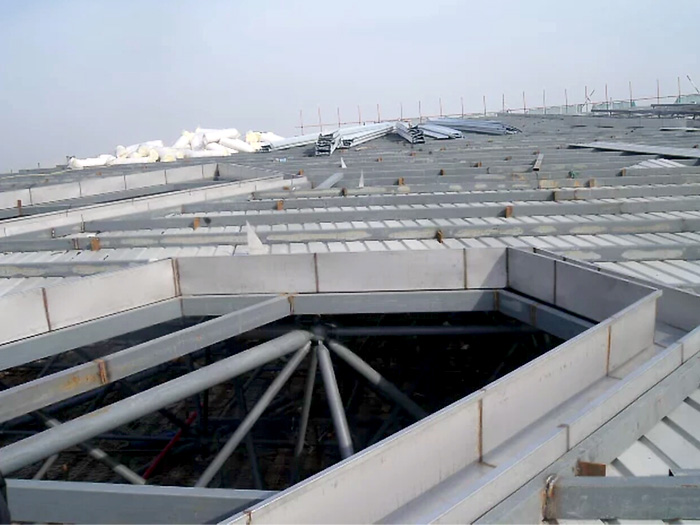 嘉定安吉县体育馆网架